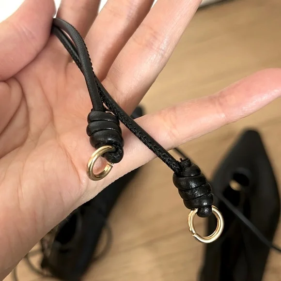 Ulla Johnson ballerina with tie - sz39 - Alexi Pointed Flat - Picture 3 of 8